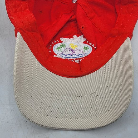 Disney Vacation Club Member Adults Red Hat Cap Adjustable Comfort Casual - Picture 9 of 9